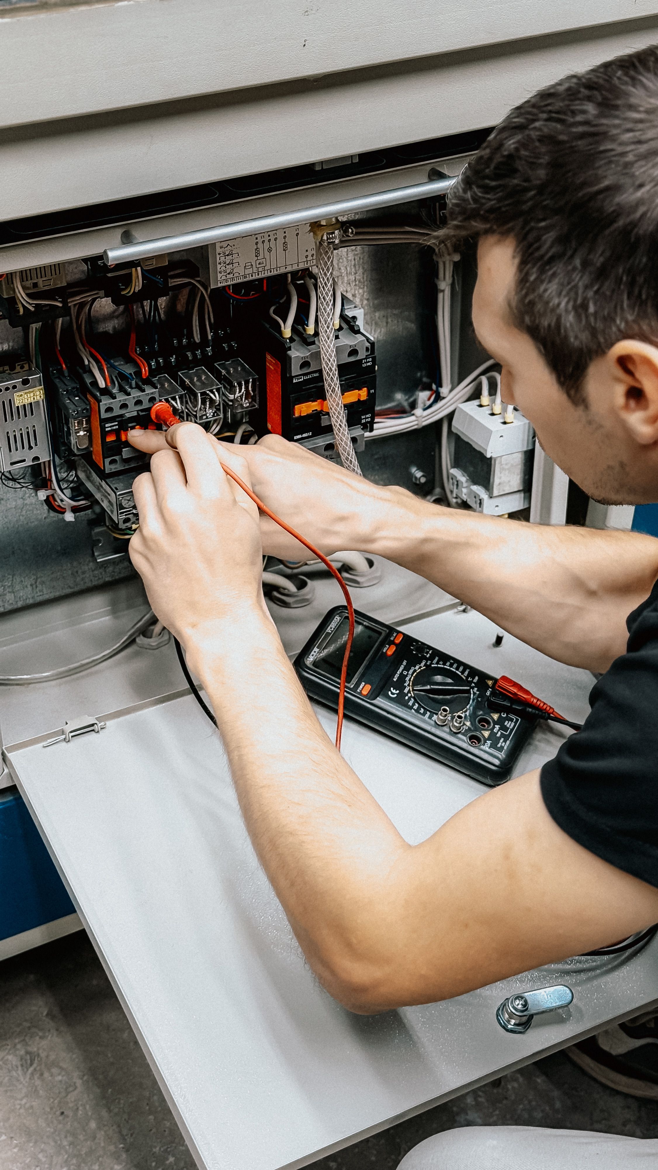 Handwerker bei der Arbeit