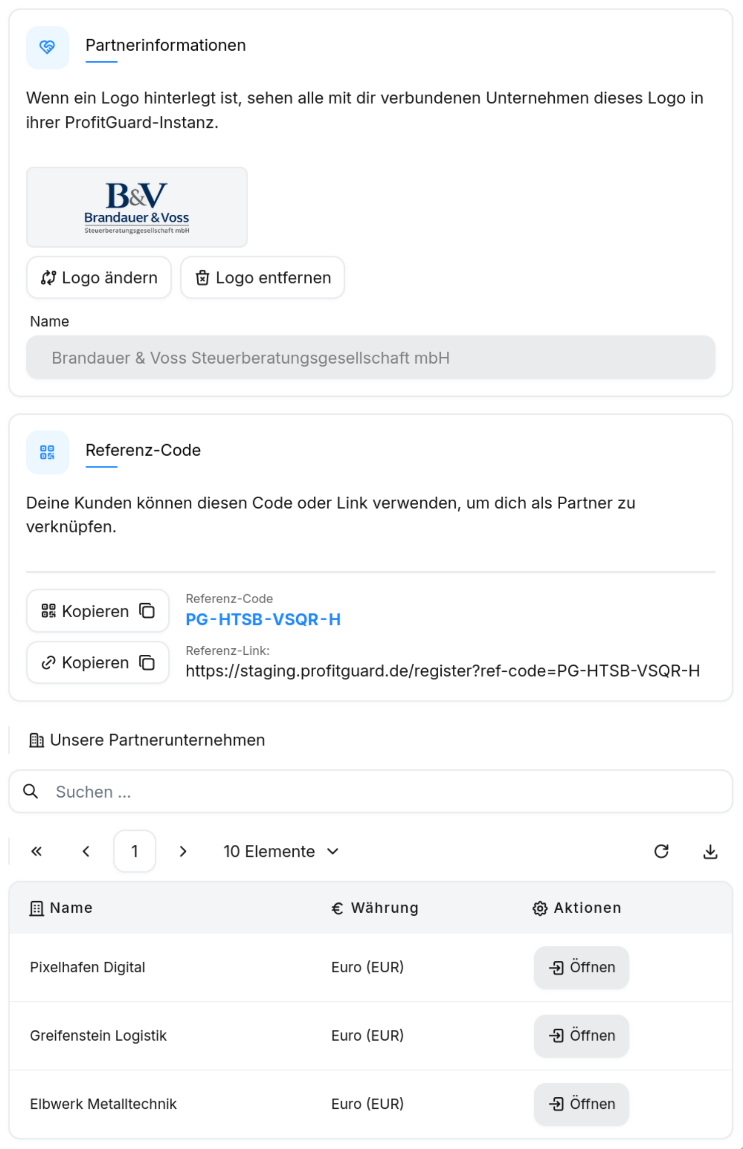 Das ProfitGuard-Partnerportal